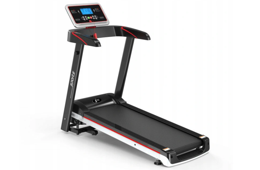 Loopband elektrisch - opvouwbaar loopvlak - tot 12,8 km/u - kantelbaar LCD