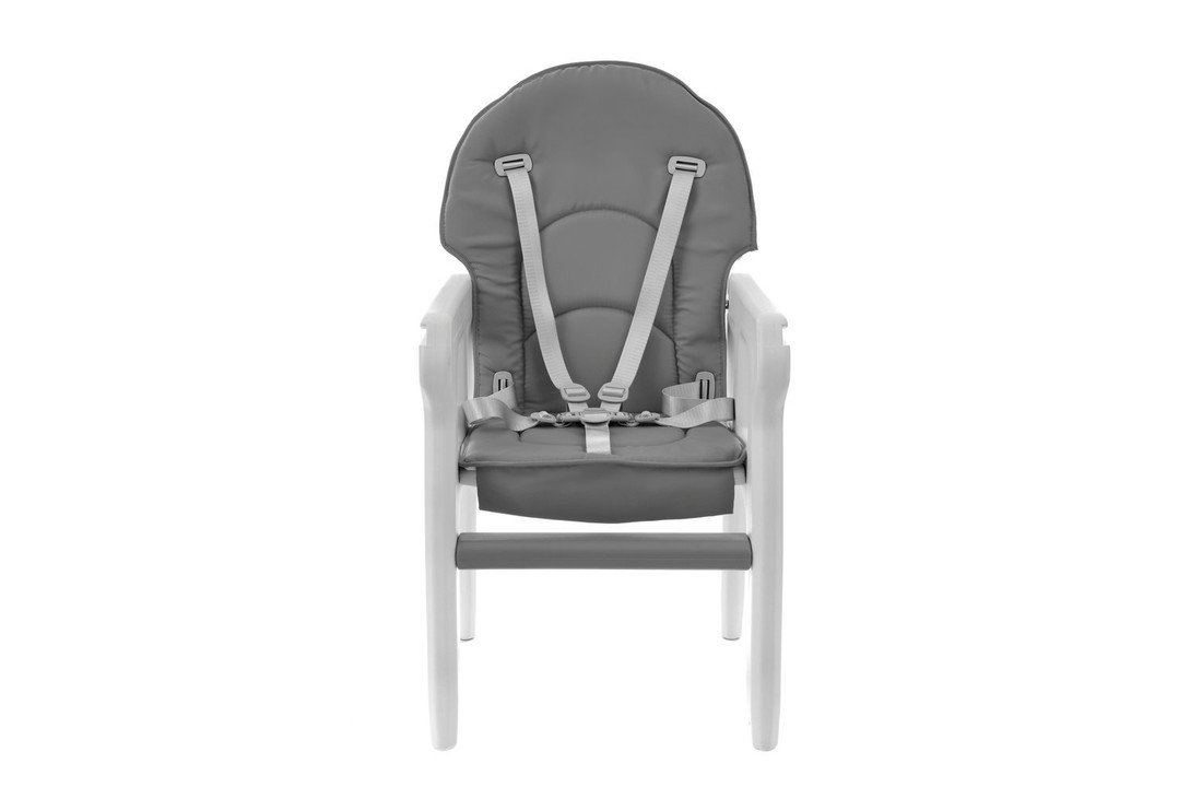 Eetstoel kinderstoel - multifunctioneel - 5-in-1 - grijs