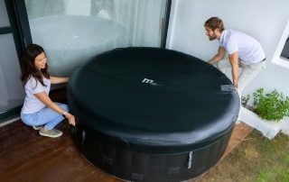 MSpa Starry LED-blauw - bubbelbad buiten - 6-persoons - 204cm