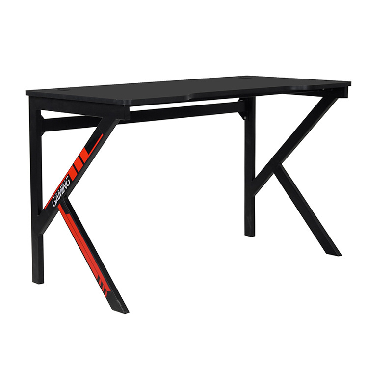 Gaming bureautafel - zwart - 120x60x73 cm - Carbon Fiber Look