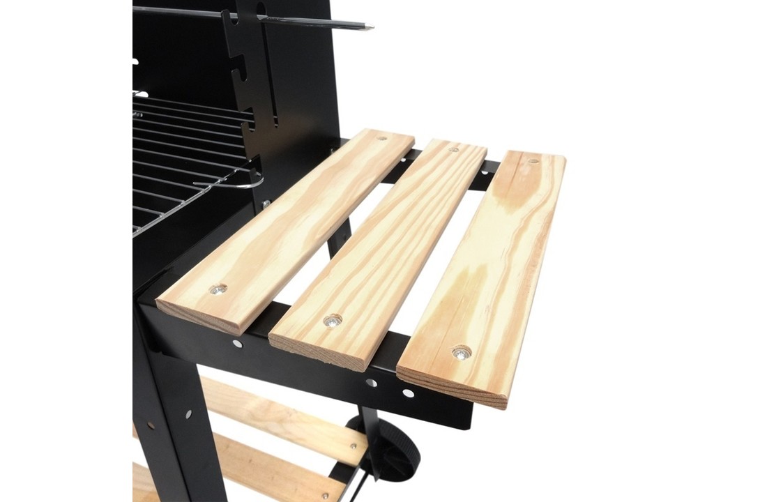 Barbeque met rotisserie grill en spies - 86,5x82x41 cm