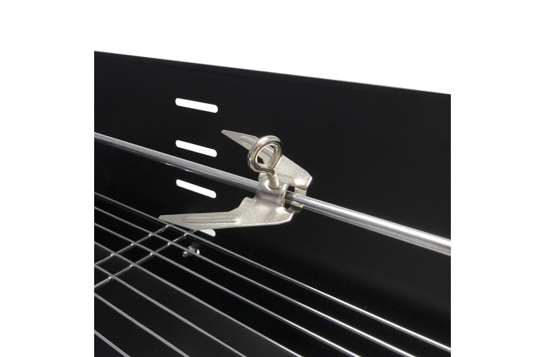 Barbeque met rotisserie grill en spies - 86,5x82x41 cm