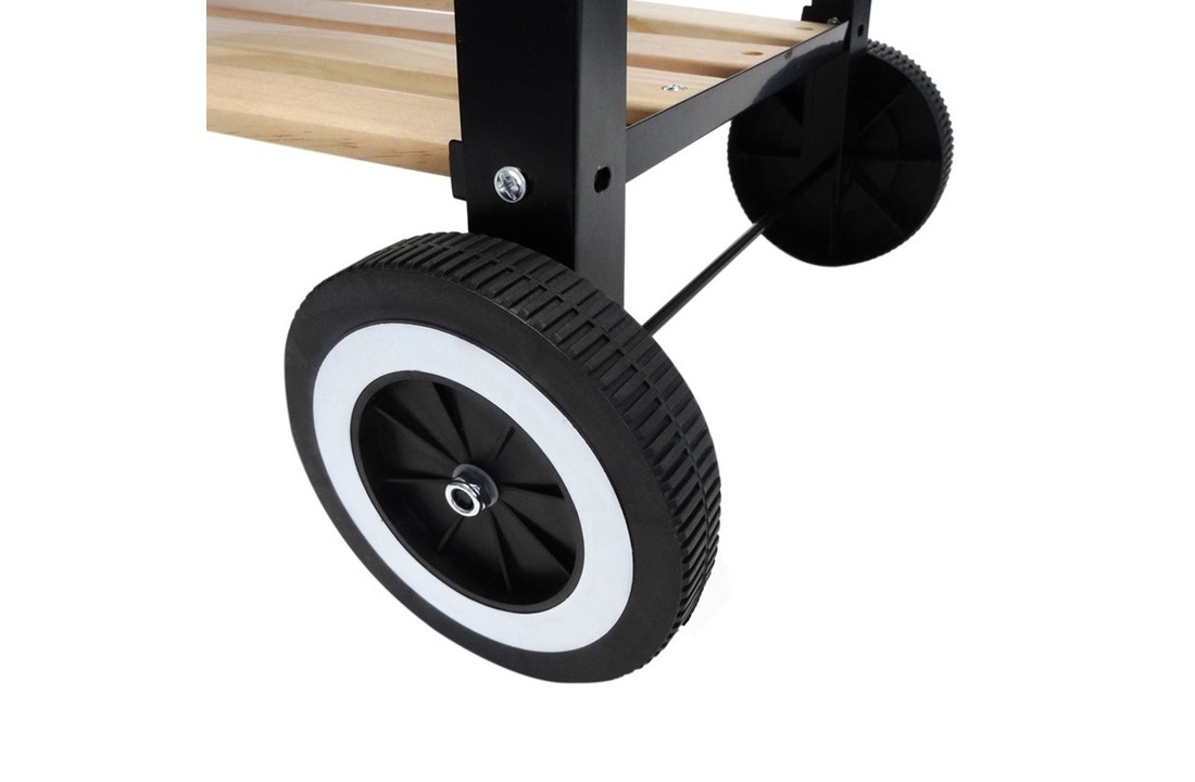 Barbeque met rotisserie grill en spies - 86,5x82x41 cm