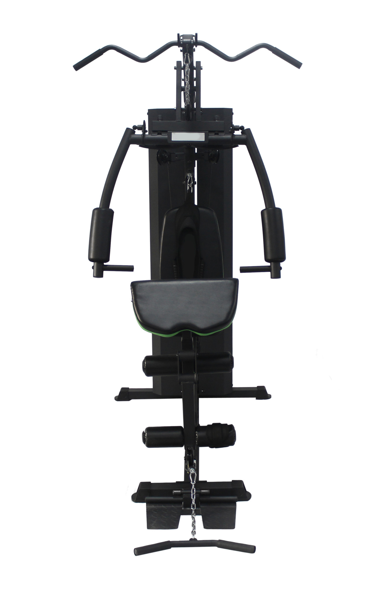 Krachtstation met 72 kg gewichten - 170x103x205 cm - zwart