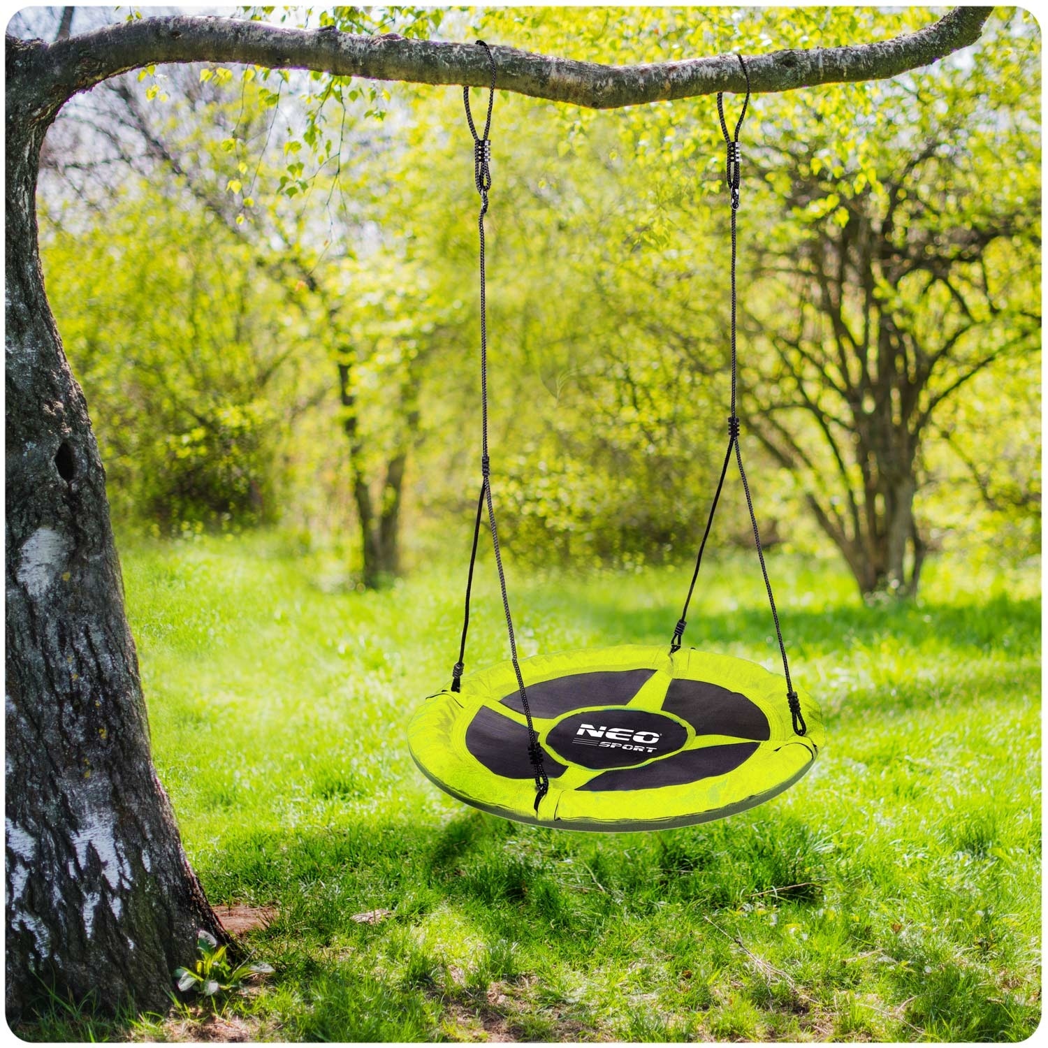 Nestschommel 95 cm geel tot 150 kg