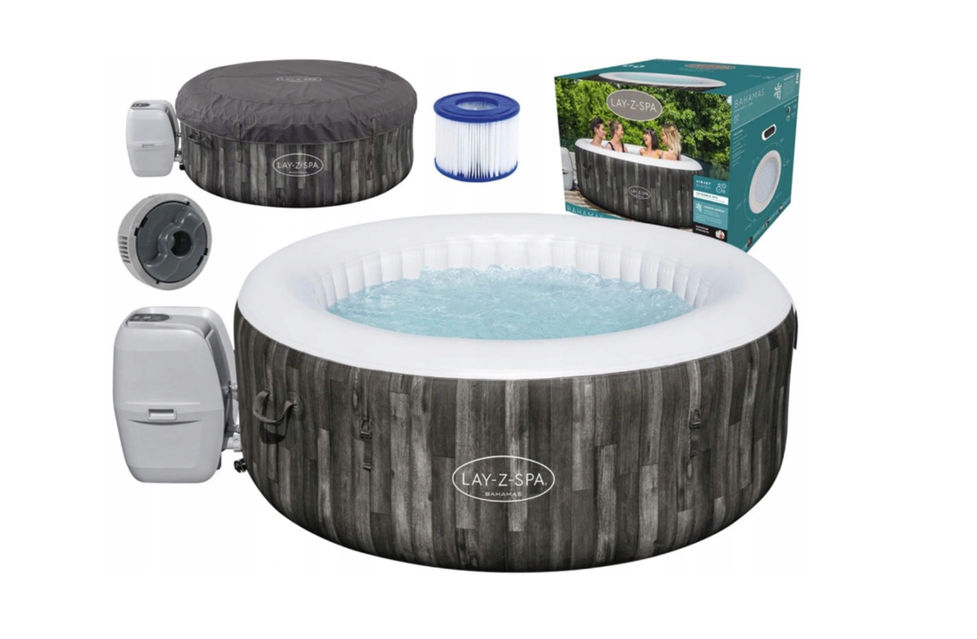 Bestway Lay-Z-Spa BAHAMAS opblaasbare jacuzzi - 4-pers - 180x66 cm