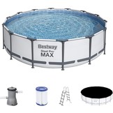 Bestway Steel Pro Max 457x122 cm grijs - complete set