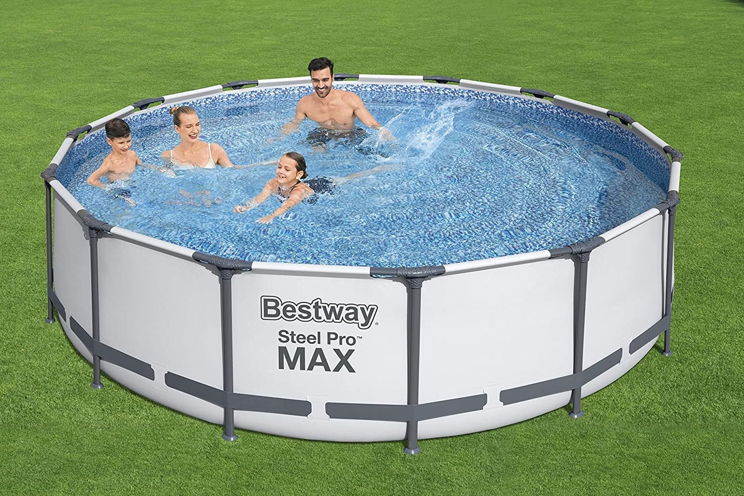 Bestway Steel Pro Max 457x122 cm grijs - complete set