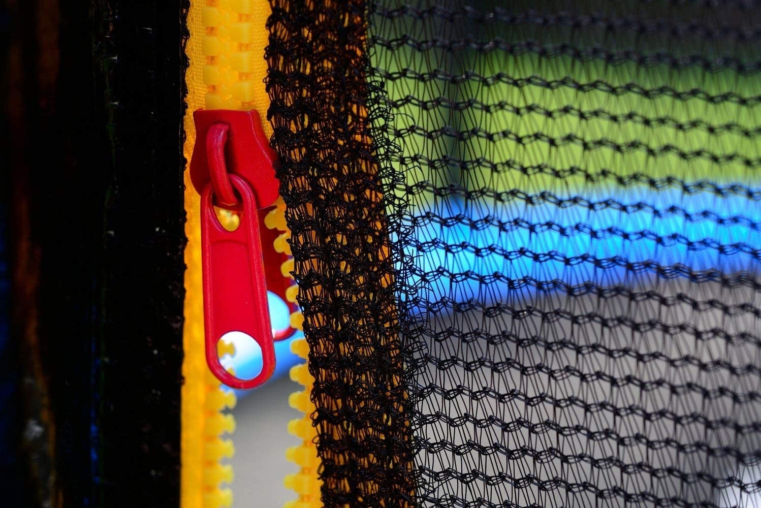 Trampoline 366 cm met veiligheidsnet blauw tot 150 kg