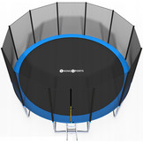 Trampoline - blauw - 465 cm - met net en ladder - tot 150 KG
