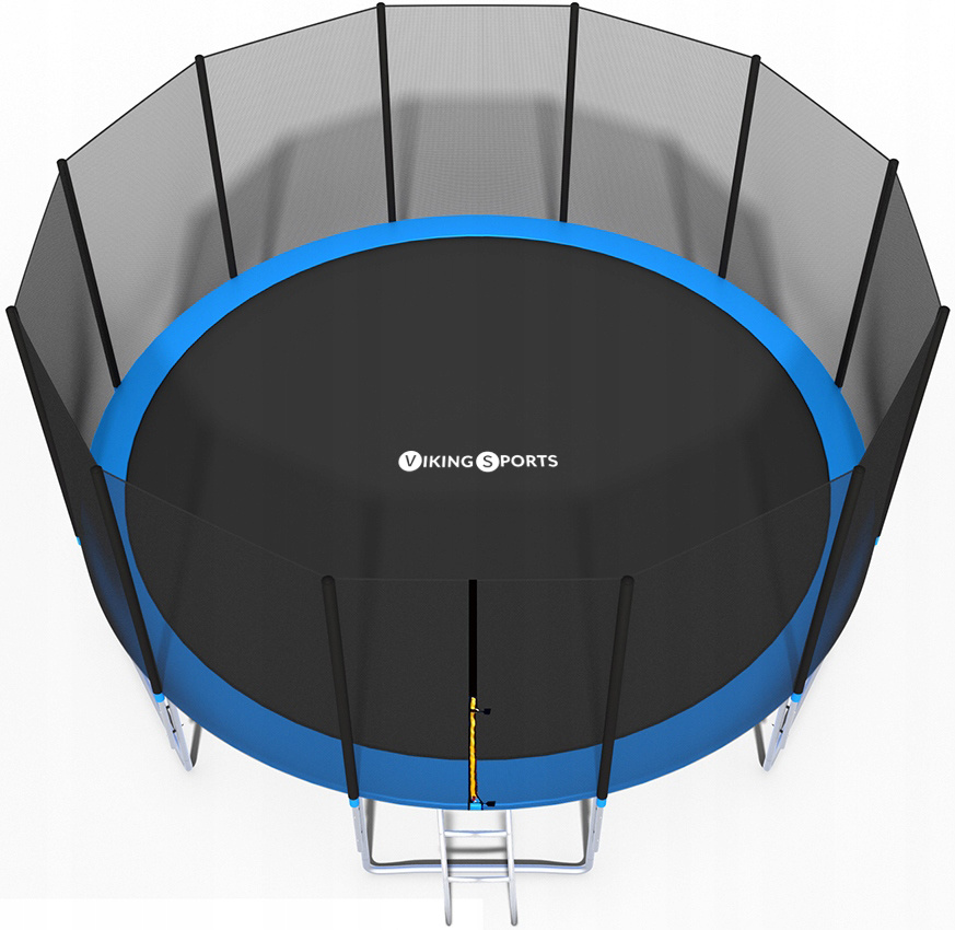 Trampoline - blauw - 465 cm - met net en ladder - tot 150 KG