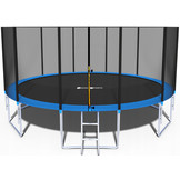 Trampoline - blauw - 465 cm - met net en ladder - tot 150 KG