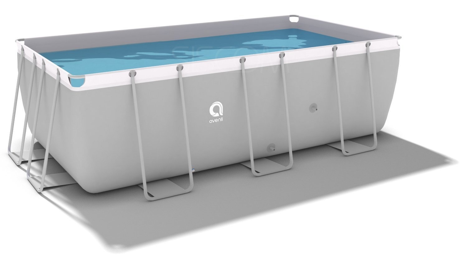 Zwembad met filterpomp - 400x207x122 cm - compleet - Avenli