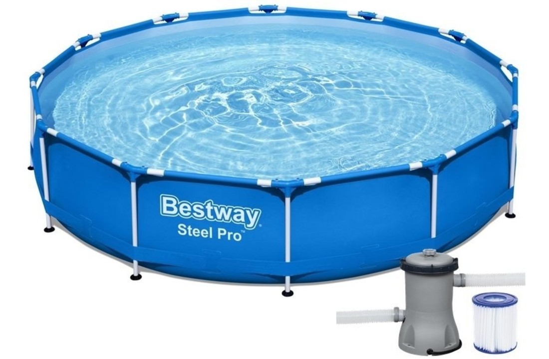 Bestway Steel Pro zwembad 366x76 cm met pomp – starter set