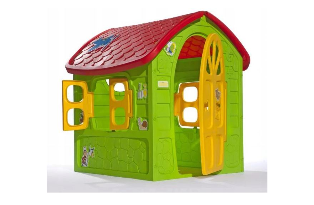 Buiten speelhuis - met deurtje - 120 x 113 x 111 cm