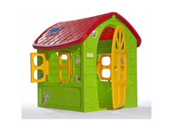 Buiten speelhuis - met deurtje - 120 x 113 x 111 cm