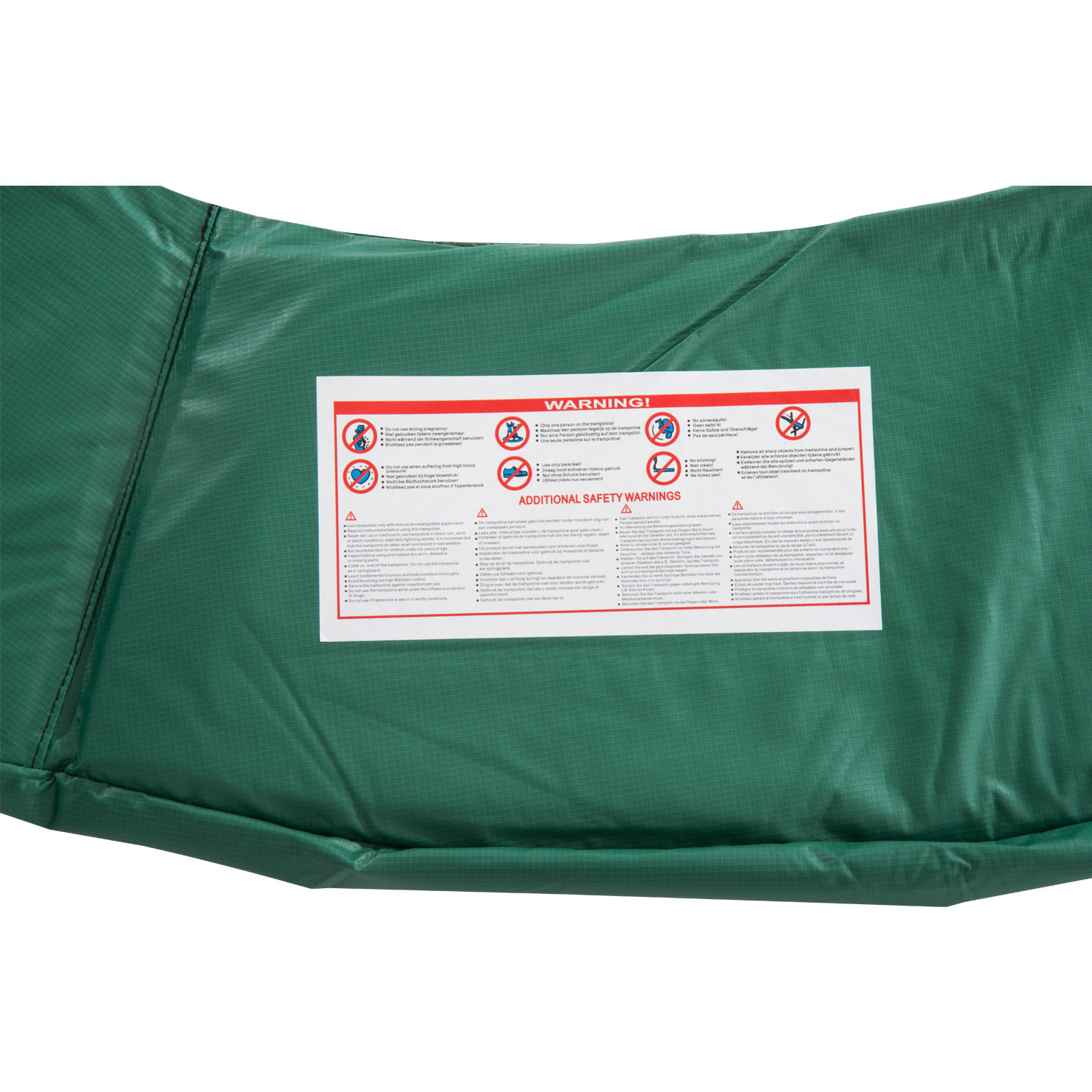 Trampoline rand afdekking - 366 cm diameter - groen