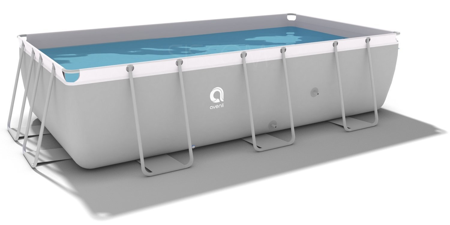 Avenli opzetzwembad 400 x 200 x 99 cm met filterpomp - complete set