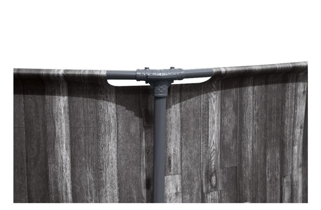 Bestway Steel Pro Max 366 x 100 cm met pomp - Wood-look