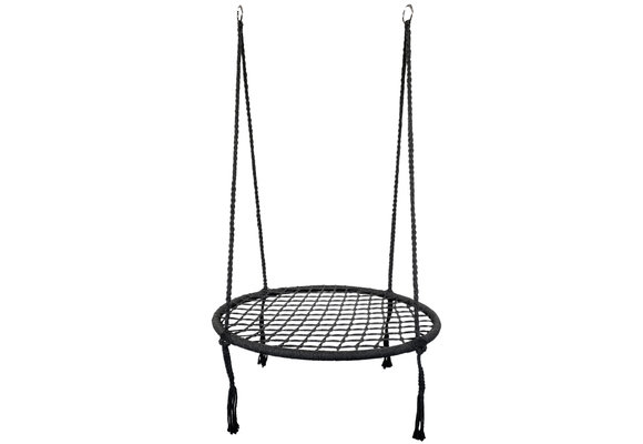 Hangstoel zwart 80 cm diameter tot 150 kg