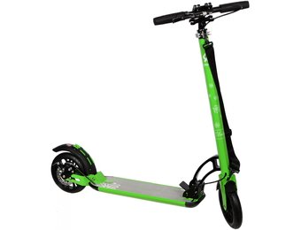 Opvouwbare step groen met schijfrem - 98x105 cm