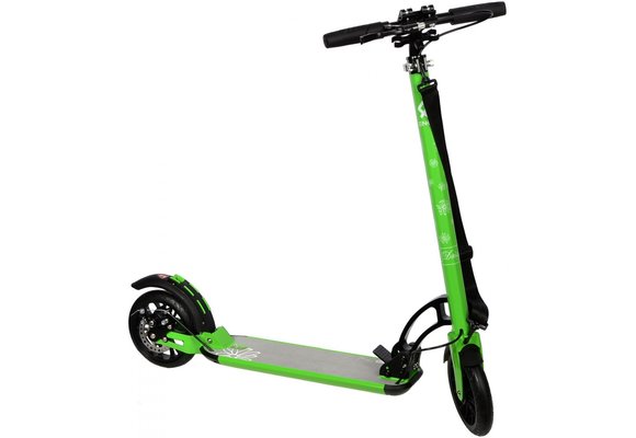 Opvouwbare step groen met schijfrem - 98x105 cm