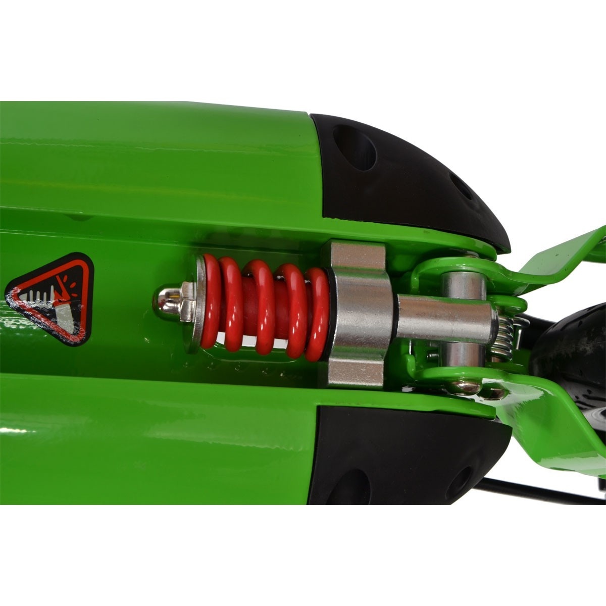 Opvouwbare step groen met schijfrem - 98x105 cm