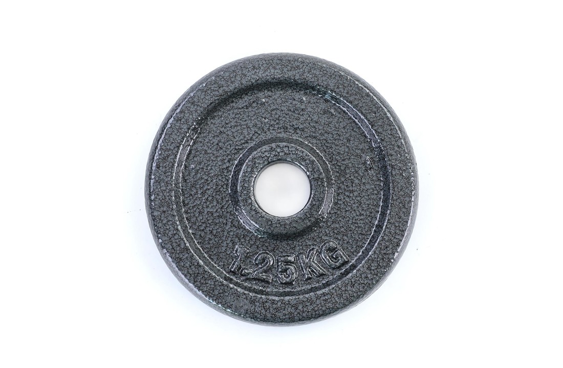Halterschijven set gietijzer 10 kg - 8x 1,25 kg - 28 mm