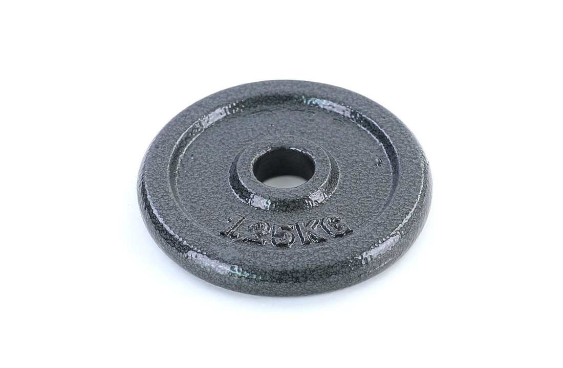 Halterschijven set gietijzer 10 kg - 8x 1,25 kg - 28 mm