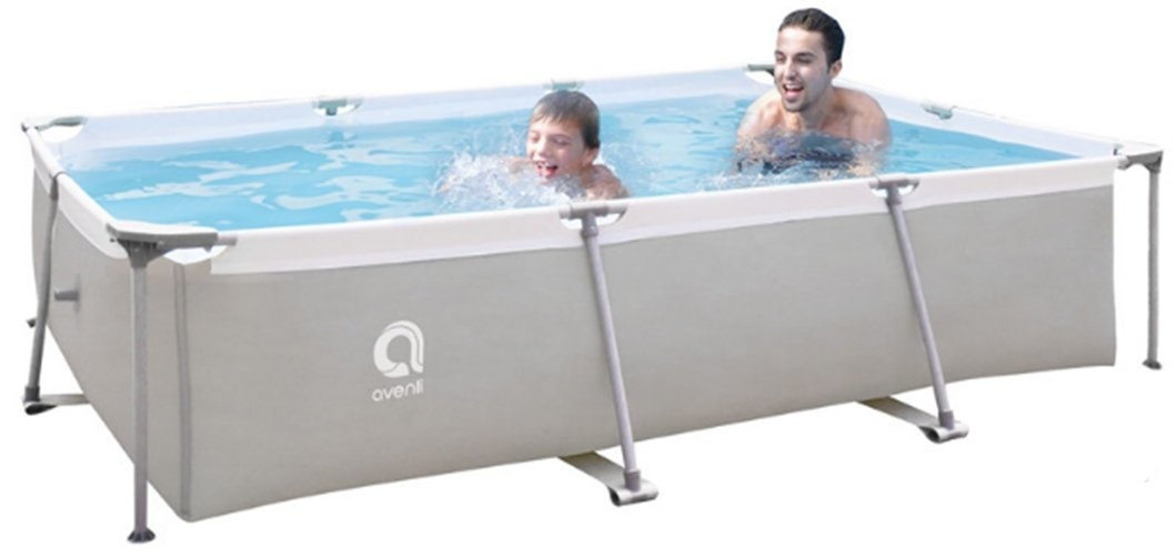 Avenli opzetzwembad 300 x 207 x 65 cm met filterpomp