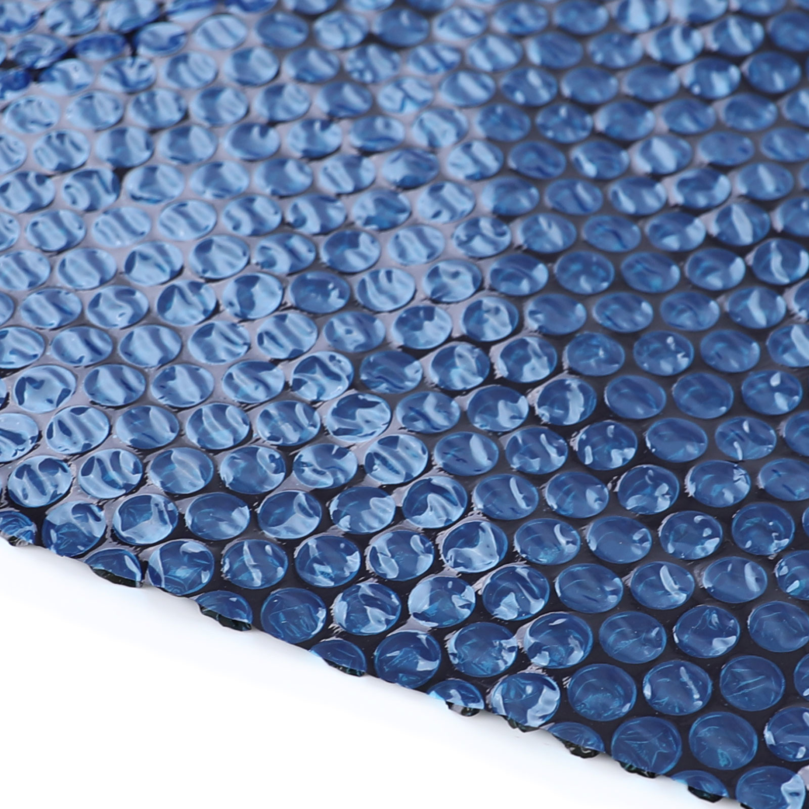 RAMROXX zwembadafdekking verwarmend zwart/blauw - 600 x 400 cm rechthoekig - 115 µm