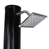 Tuindouche op zonne-energie - vierkante douchekop - 35 liter