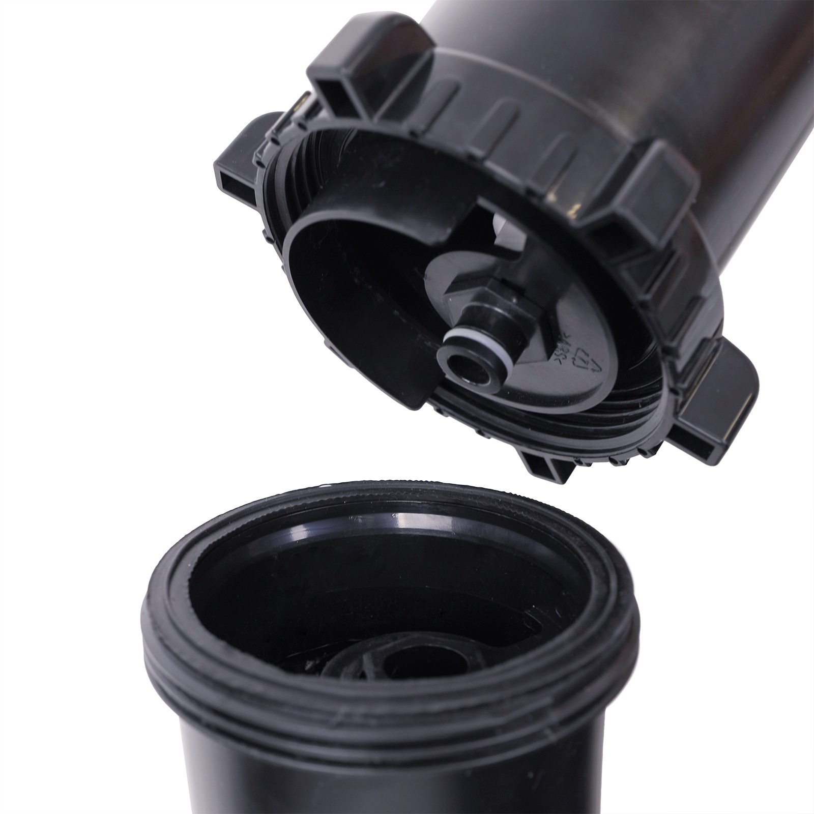 Tuindouche op zonne-energie - vierkante douchekop - 35 liter