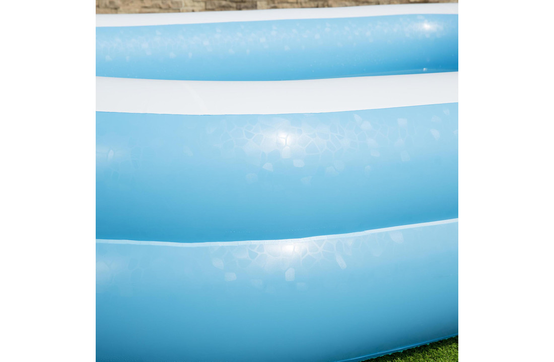 Bestway jumbo peuterbad 262 x 175 x 51 cm met afdekzeil