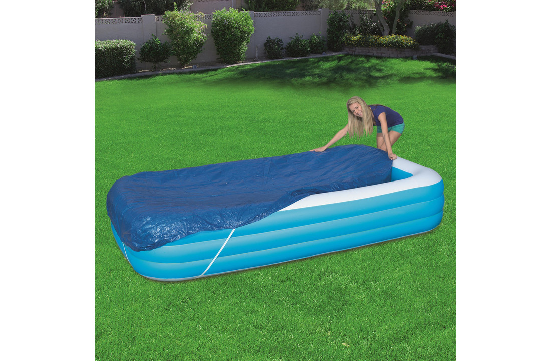 Bestway opblaaszwembad 305 x 183 x 46 cm met afdekzeil