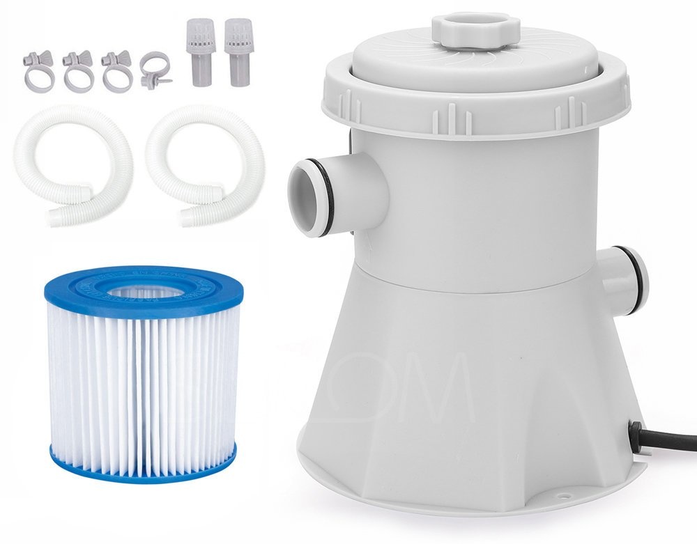 Avenli opzetzwembad 300 x 207 x 65 cm met filterpomp