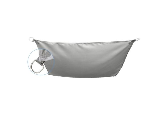 Schaduwdoek 400x300 cm  in het grijs - rechthoekige zonwering