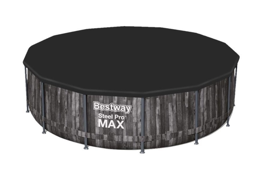 Bestway Steel Pro Max 427 x 107 cm met pomp - Wood-look