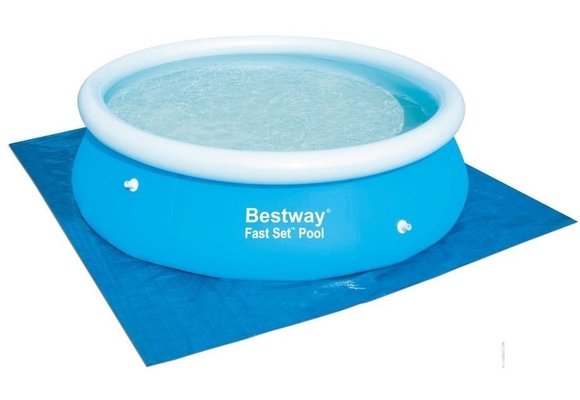 Bestway zwembad grondzeil 396 x 396 cm – Blauw