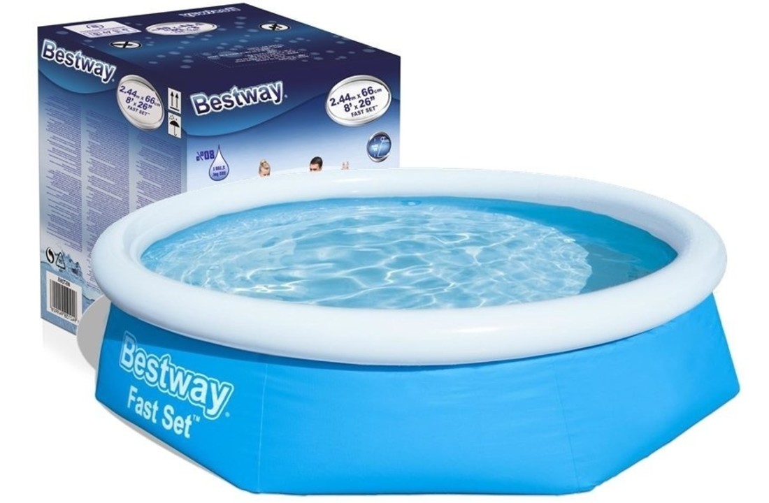 Bestway Fast Set opblaaszwembad 244 x 66 cm