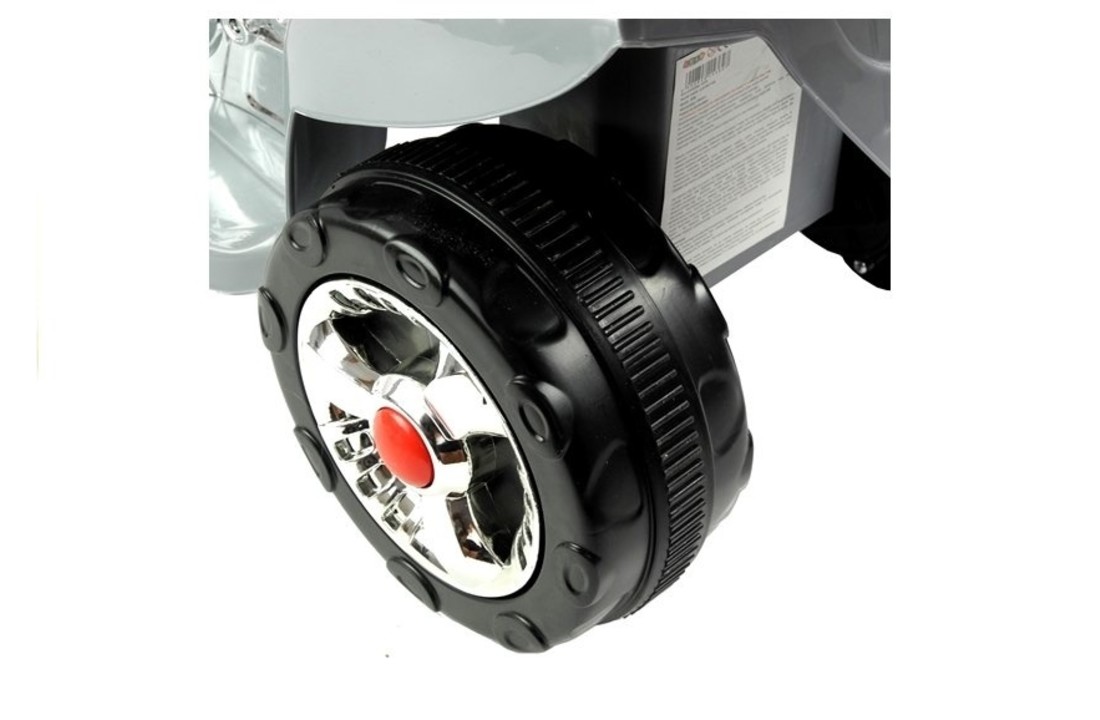 Elektrische kindermotor driewieler - grijs - 6V