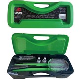 Badminton set - 2 rackets met net en shuttle