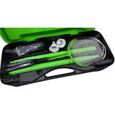 Badminton set - 2 rackets met net en shuttle