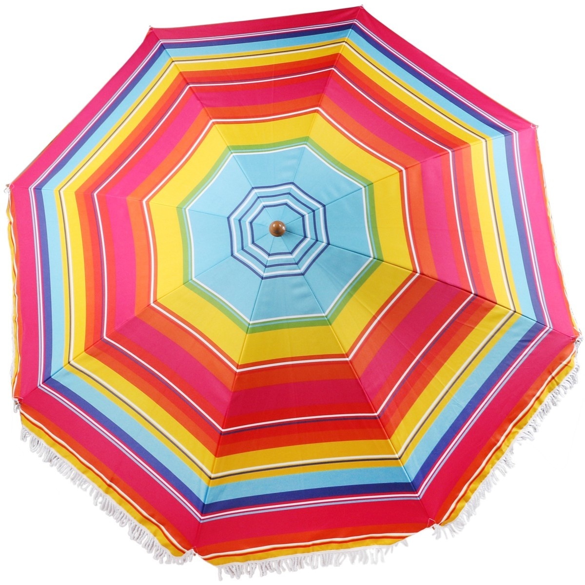 Parasol 180 cm - strandparasol met tas - multi kleur