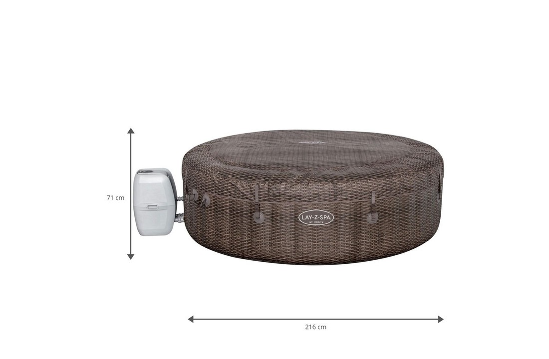 Bestway Lay-Z-Spa St. Moritz opblaasbare jacuzzi - 7-pers - 216x71 cm