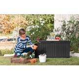 Tuin opbergbox 270 Liter - 117x45x57 cm - Antraciet