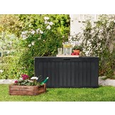 Tuin opbergbox 270 Liter - 117x45x57 cm - Antraciet