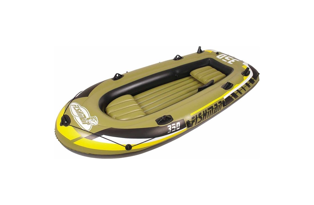 Fishman 350 opblaasboot - 305x136x42 cm - Inclusief pomp en roeispanen