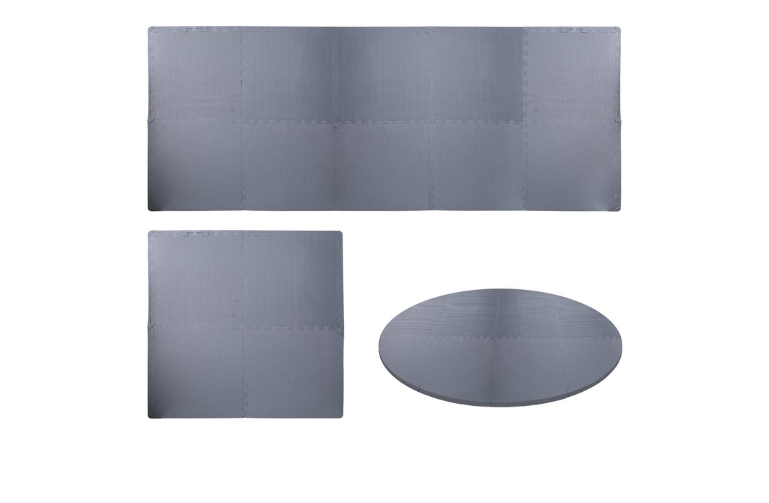RAMROXX zwembad vloertegels 50 x 50 cm grijs - 25 stuks
