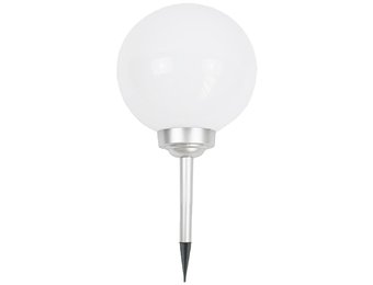 Solar bol tuinverlichting LED - 30 x 63 cm - wit